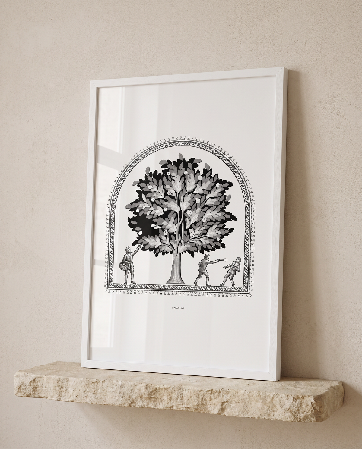 TREE / 02 — White frame — editorial visualization
